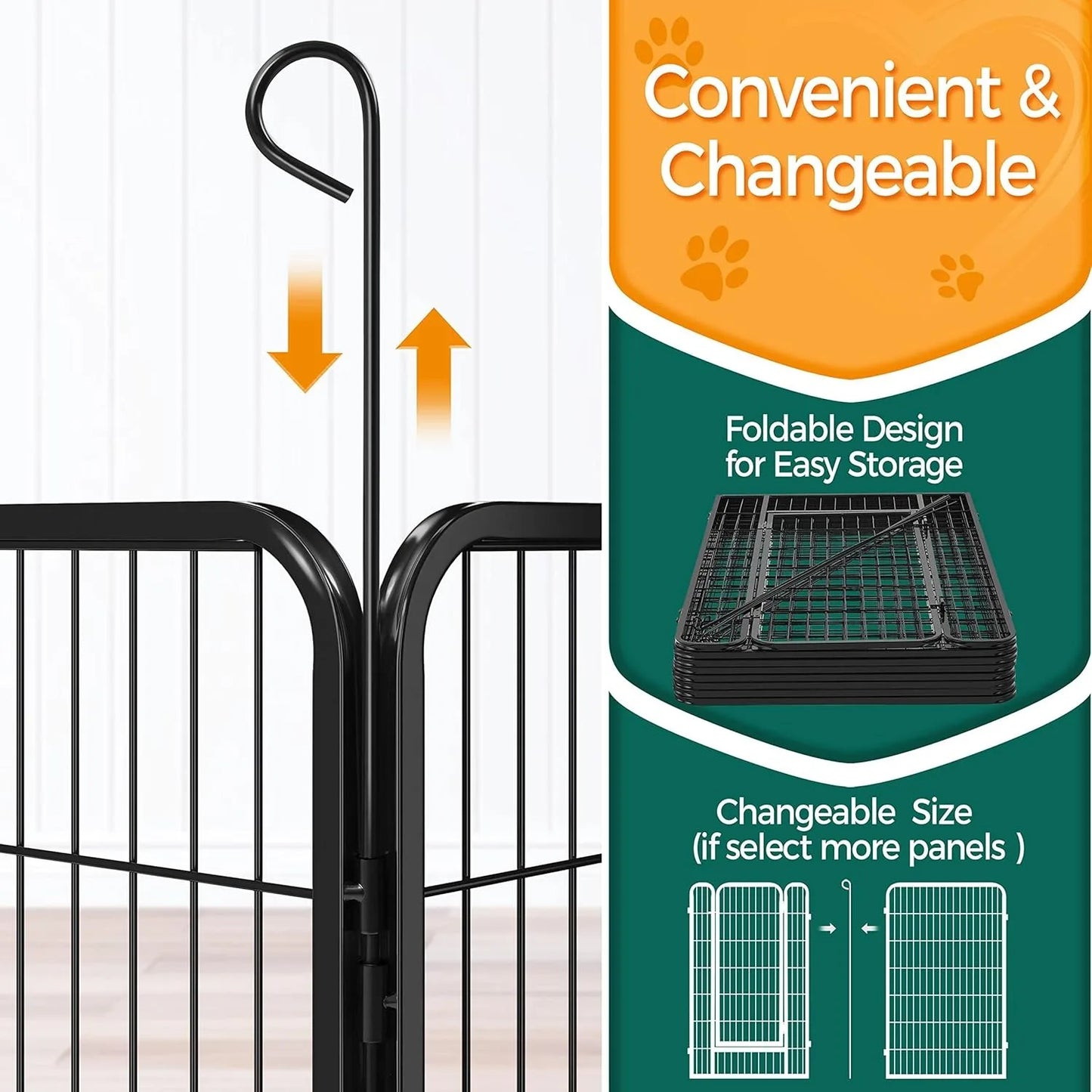 Hign-concerned Dog Playpen Outdoor Heavy Duty Metal Pen