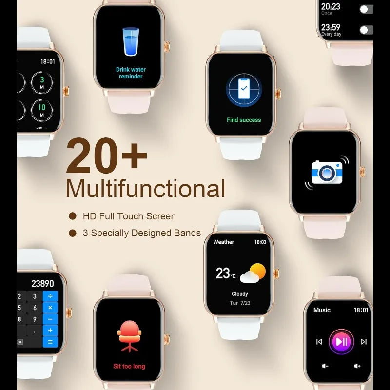 Smart Watch Fitness Tracker with Advanced Health Monitoring Features