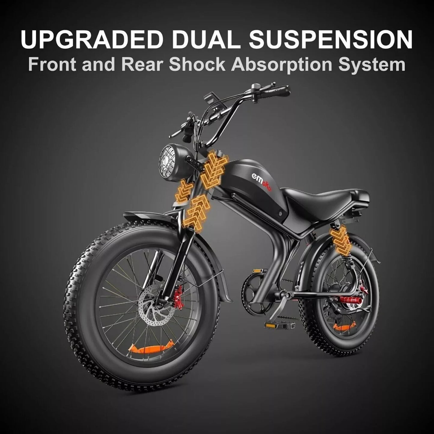 Retro 1000W Electric Fat Tire City E-Bike for Adventures