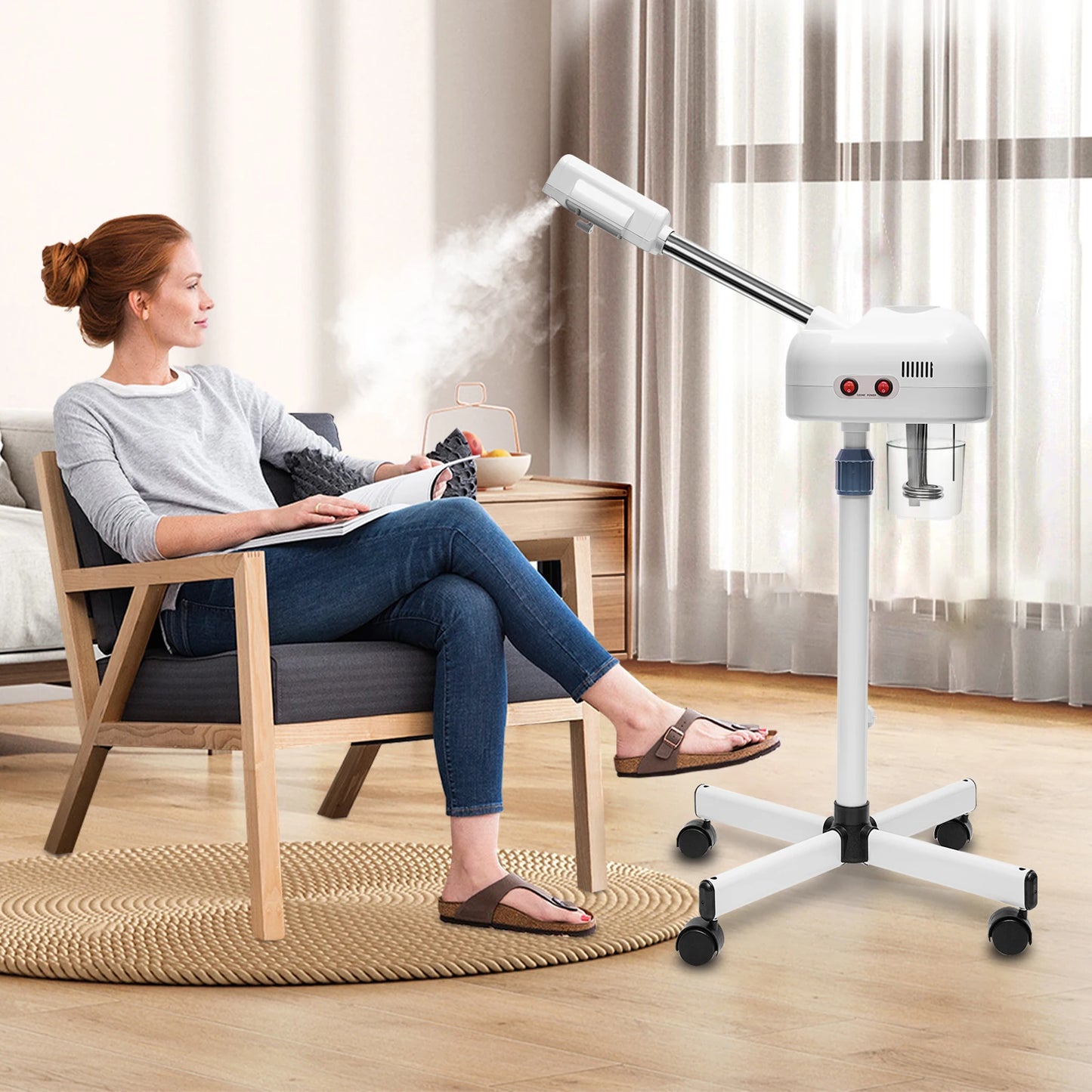 Ozone Facial Steamer for Skin Care and Rejuvenation