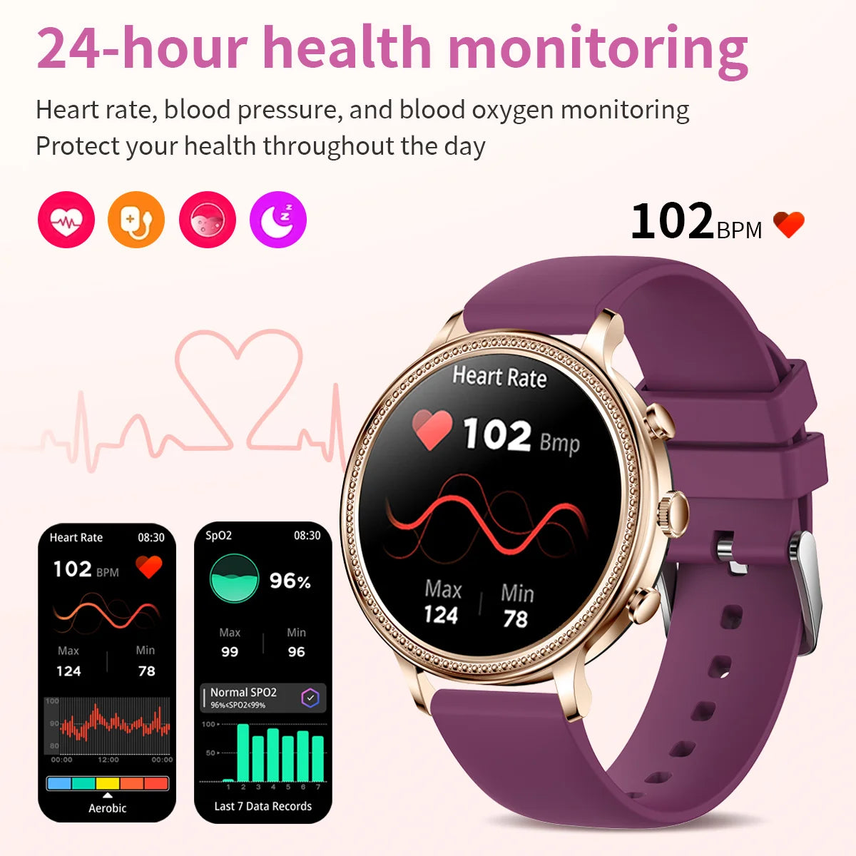 Xiaomi Mijia Luxury Women's Smartwatch with Health Monitoring Features