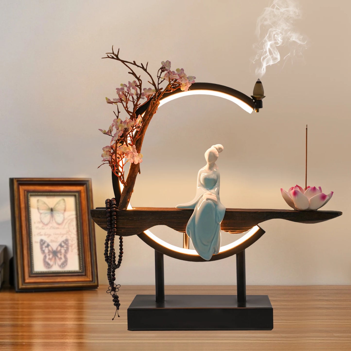 Bymaocar Zen Meditation Incense Burner Set for Tranquil Spaces