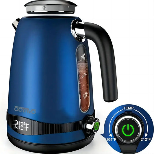 Octavo Electric Kettle With 7 Heat Settings Led Display