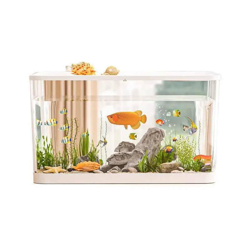Hign-concerned Transparent Mini Fish Tank Hydroponic Lid