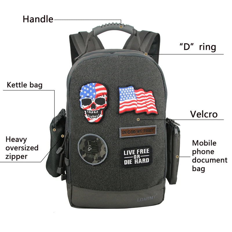 Outdoor Tactical Backpack Multi-Function Military Rucksack for Men