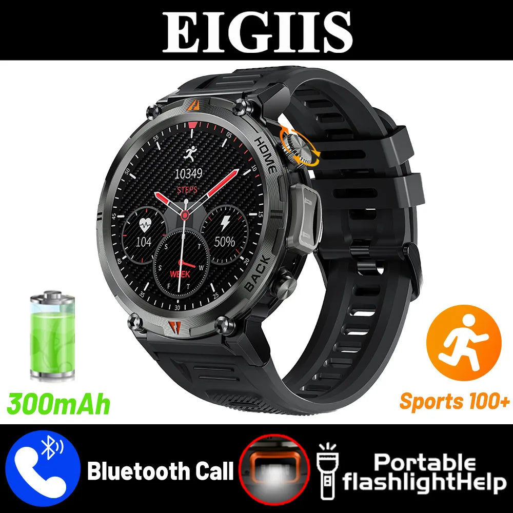 EIGIIS KE3 Bluetooth Smart Watch For Men Health Monitor