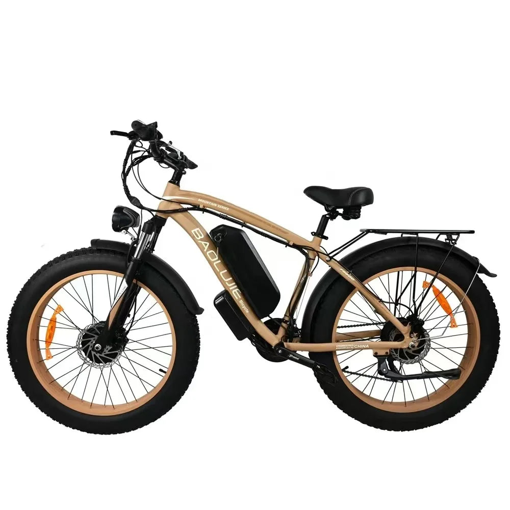 Powerful Electric Bike with Dual Motor and Fat Tires