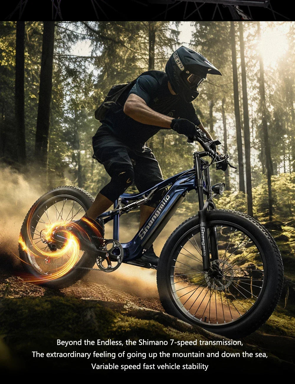 Shengmilo MX03 Electric Bicycle Full Suspension Off-Road Adventure