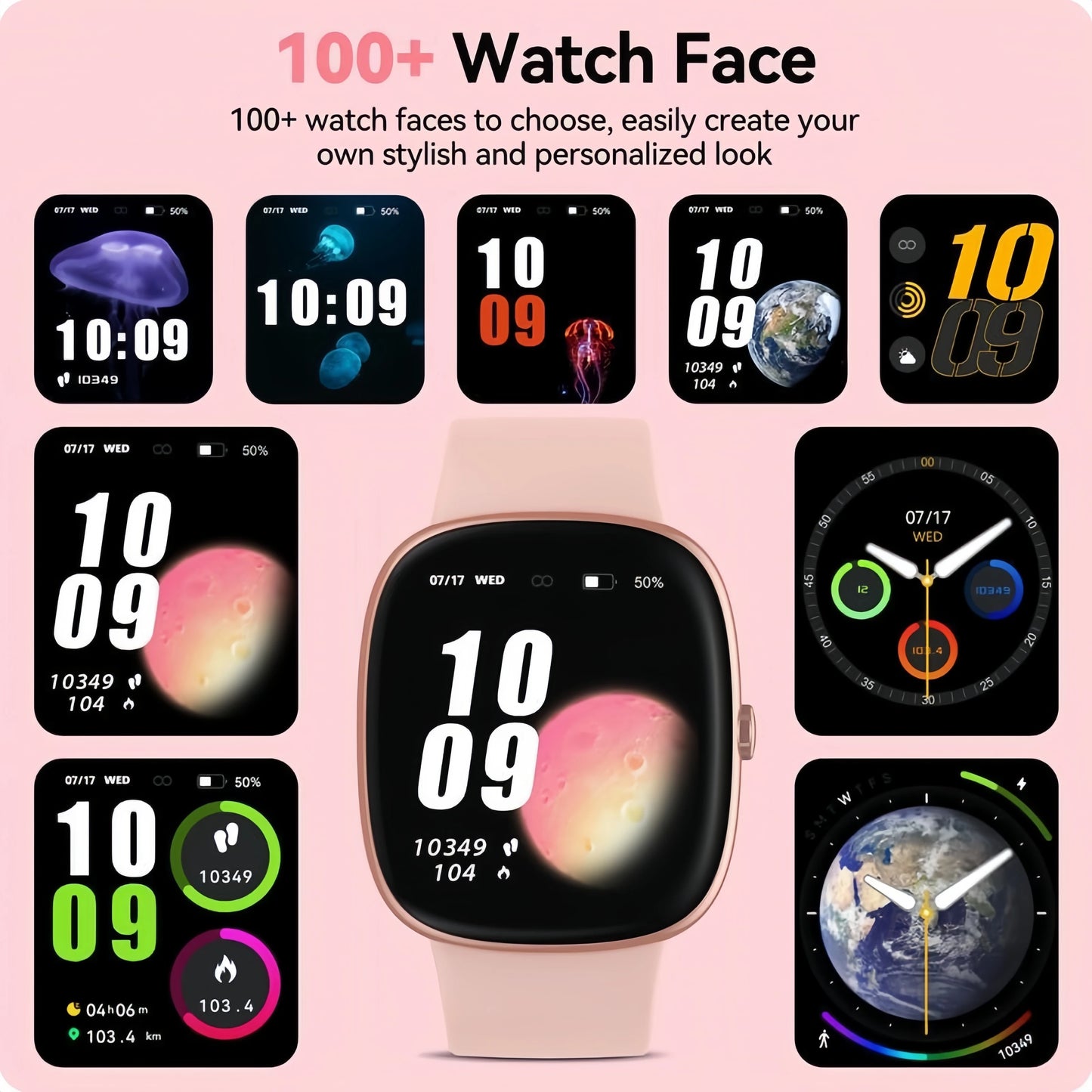 Smart Fitness Watch with Sleep Tracking and Activity Monitoring