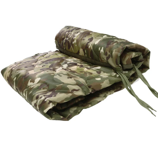 Tactical Camouflage Poncho Liner Blanket for Outdoor Adventures