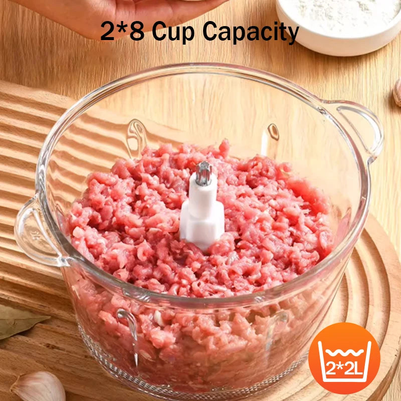 Guohe 350W Food Processor Meat Grinder And Chopper Pro