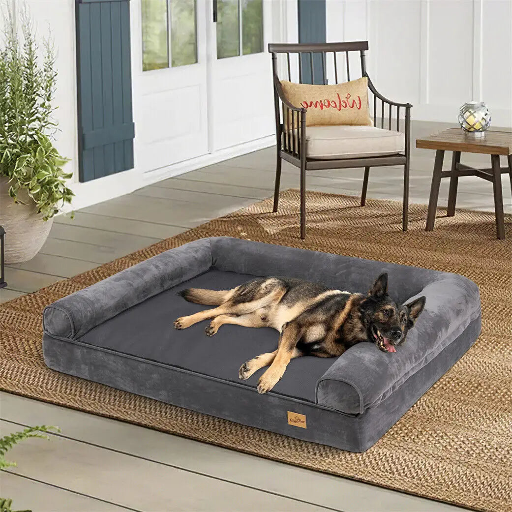 BINGOPAWCN Orthopedic Dog Bed With Removable Cover Premium