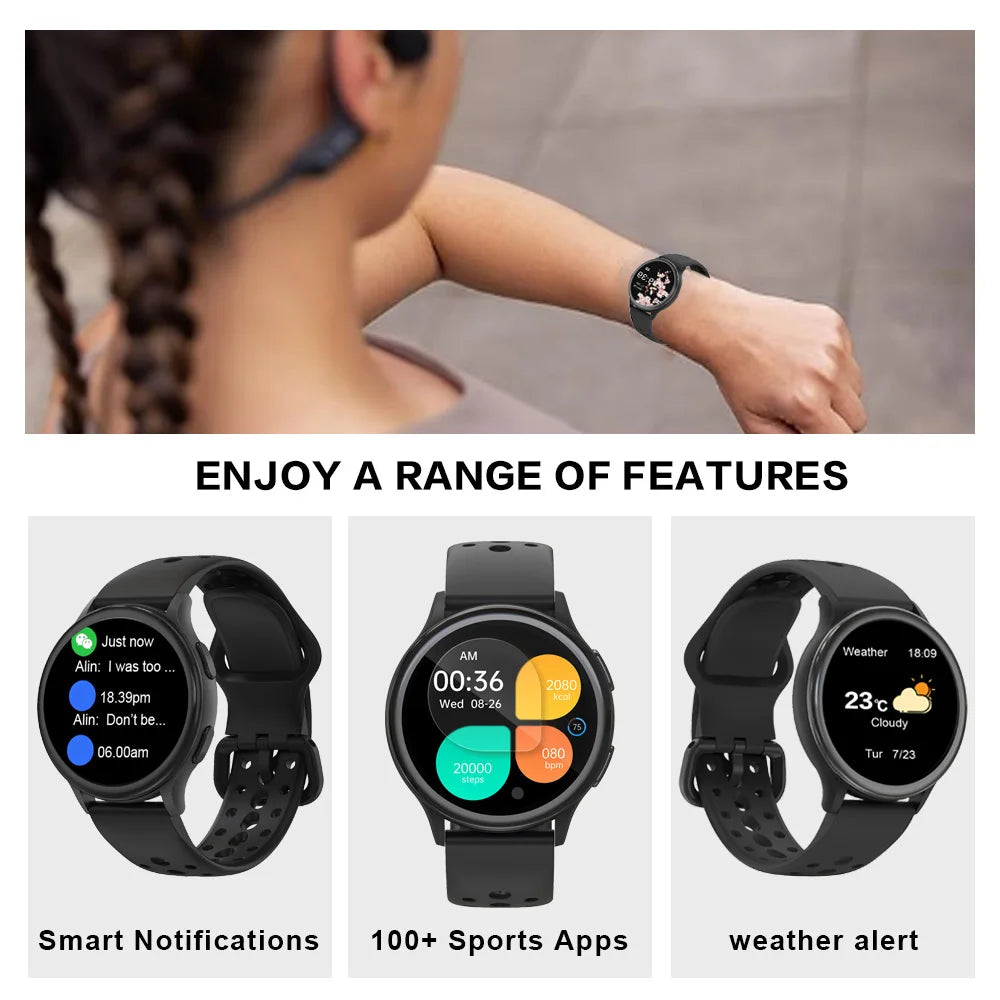 Smartwatch for Women with Fitness Tracking and Health Features