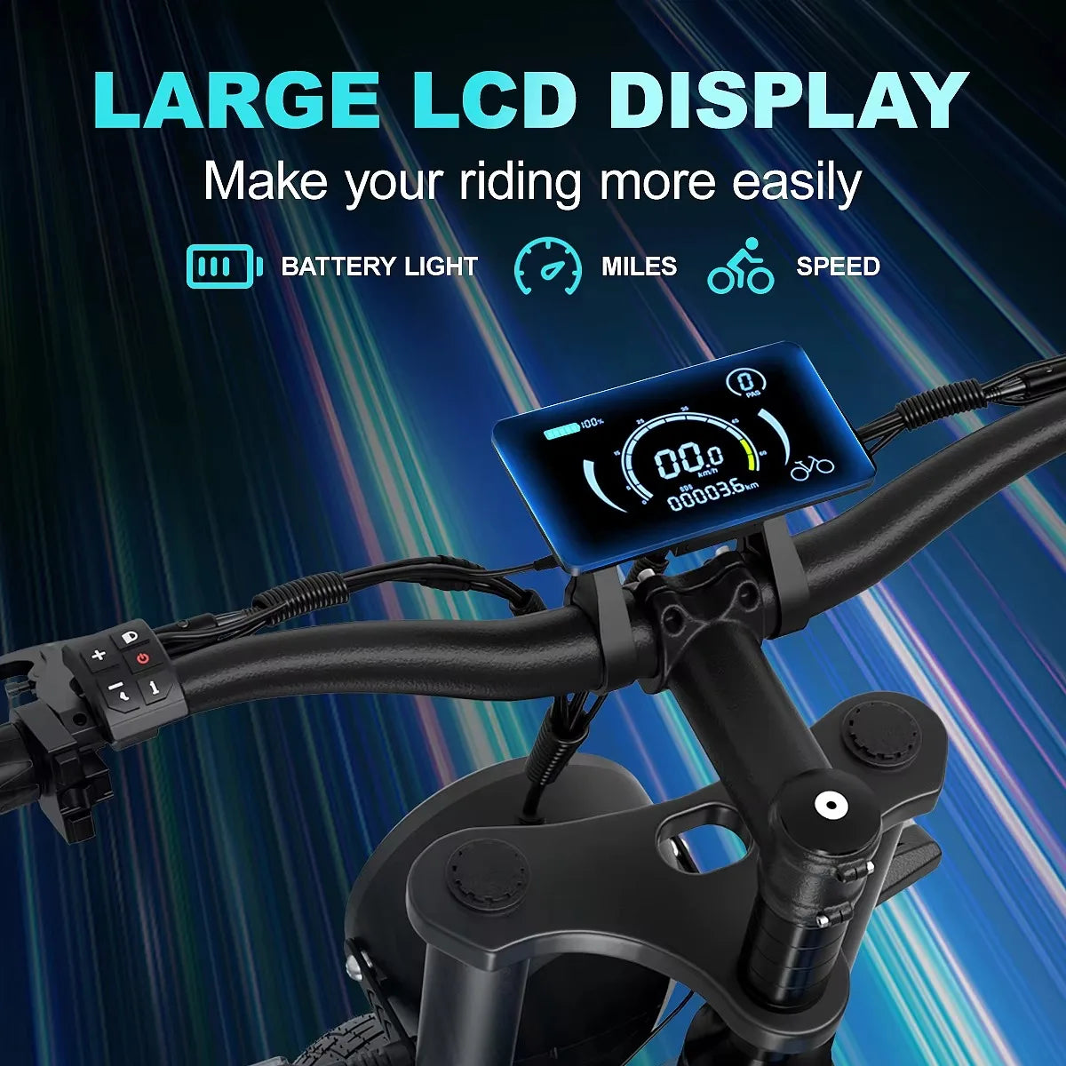 Jansno X60 Electric Bike with Dual Motor and Large Display