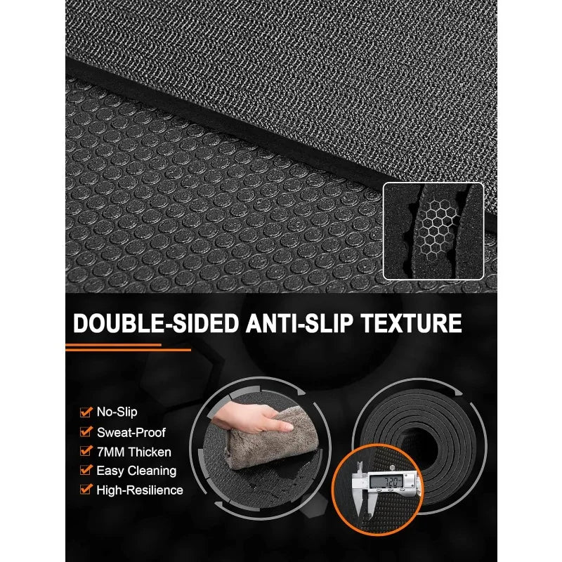 YTYIN Exercise Mat For Home Gym And Cardio Workouts