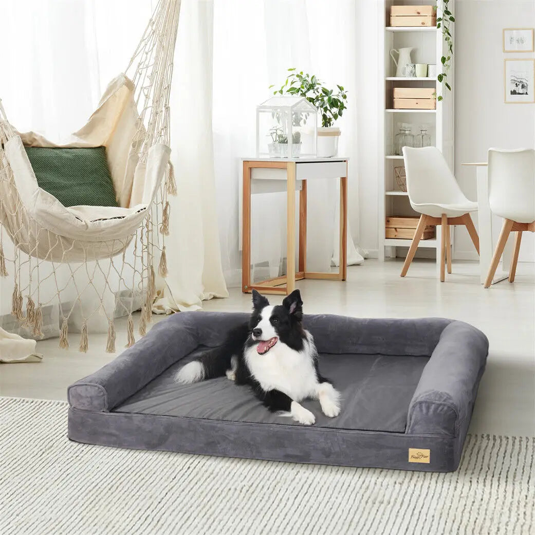 BINGOPAWCN Orthopedic Dog Bed With Removable Cover Premium