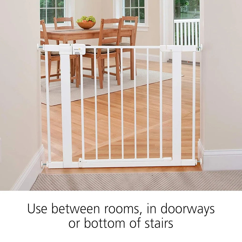 XMSJ Easy Install Walk Thru Baby Gate SecureTech Pet Safety