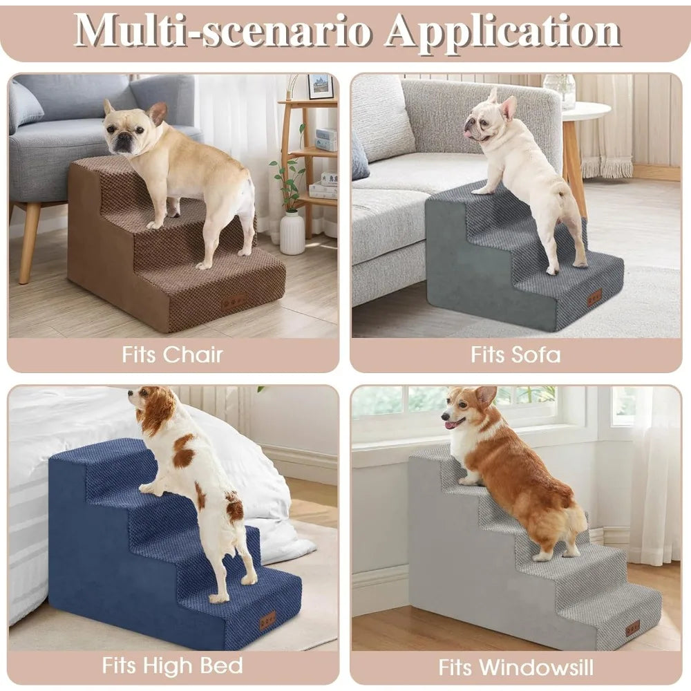 Dog Stairs For Small Dogs Sofa Ramp With Removable Cover