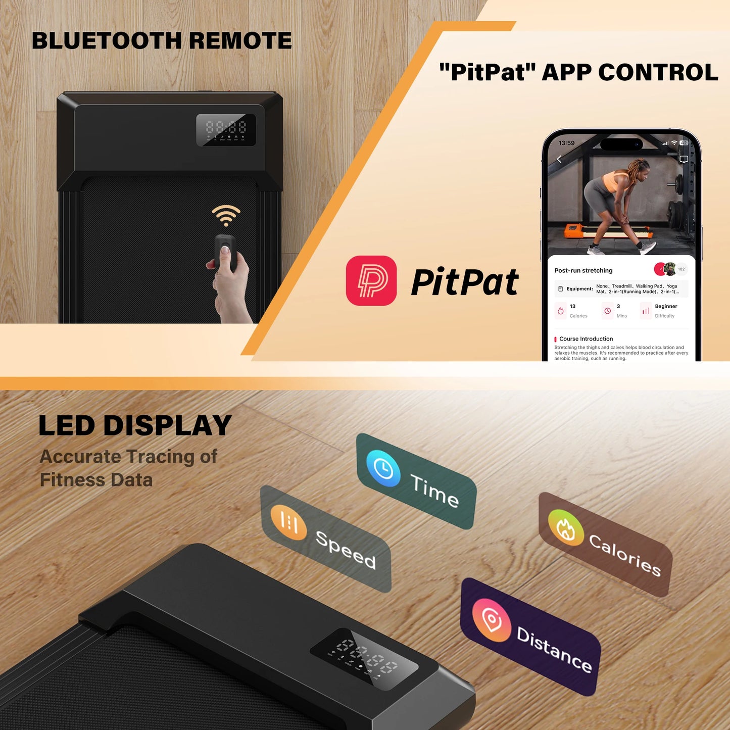 Smart Under Desk Treadmill for Home Office and Exercise