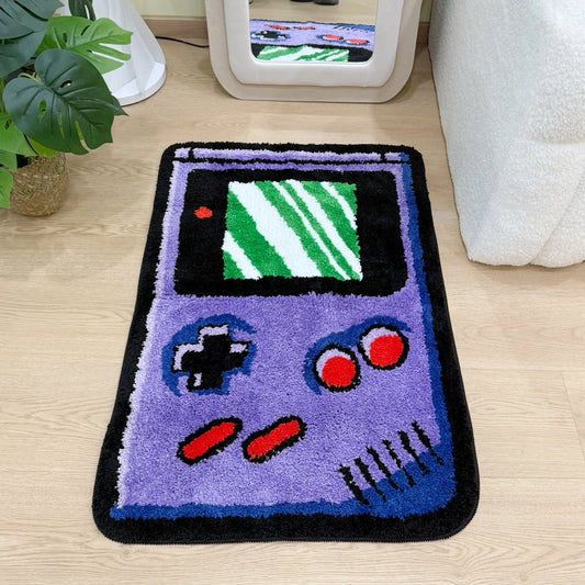 Game Player Plush Tufted Rug for Bathroom and Kitchen