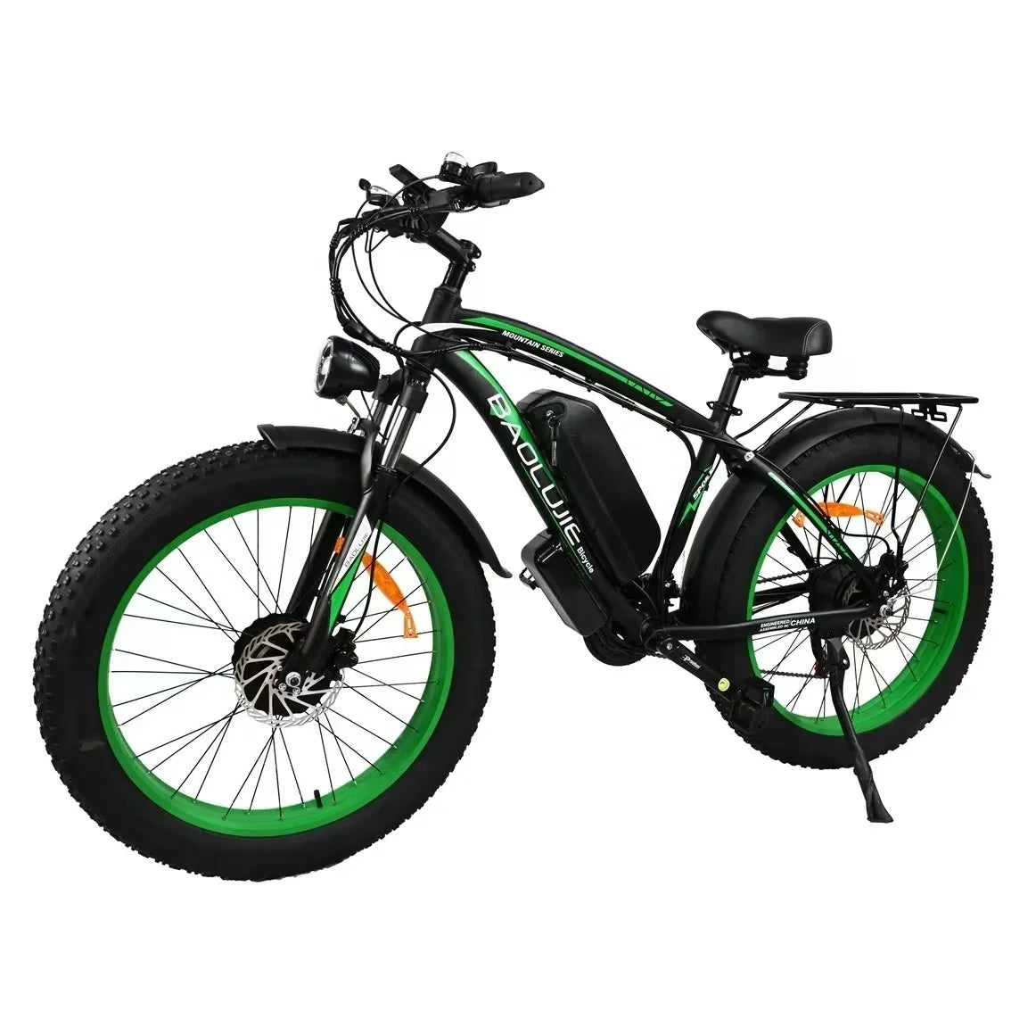 Powerful Electric Bike with Dual Motor and Fat Tires