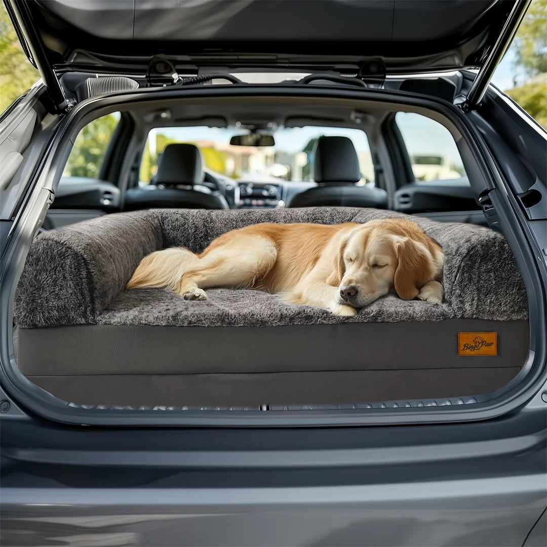 BINGOPAWCN Foldable Giant Dog Bed Calming Orthopedic