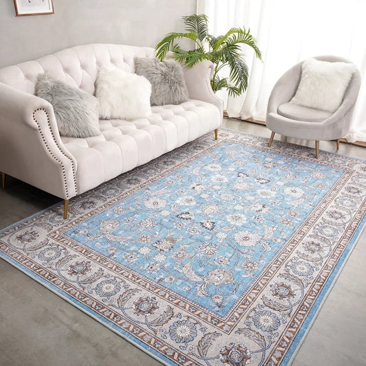Lochas Vintage Floral Area Rug for Elegant Home Decor
