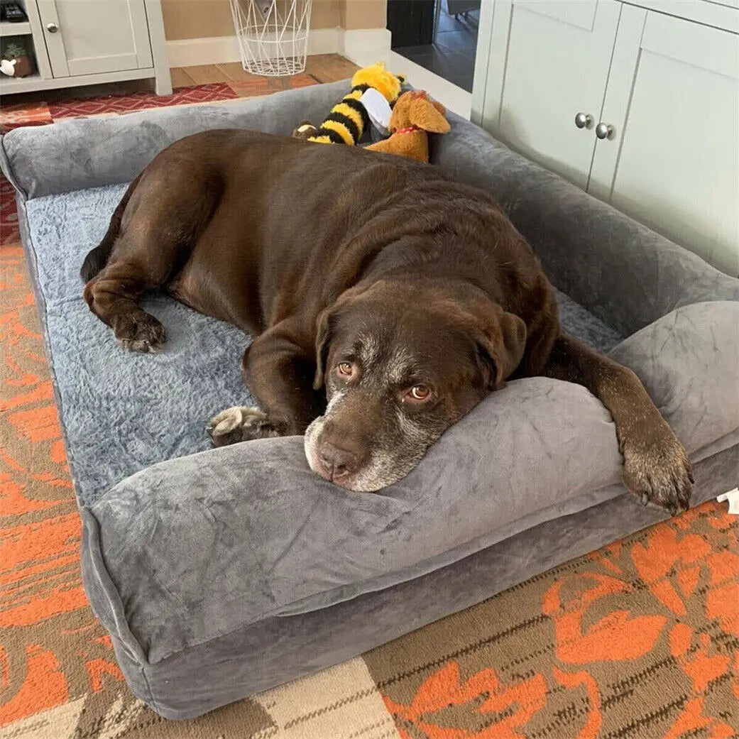 BINGOPAWCN Orthopedic Dog Bed Removable Washable Cover