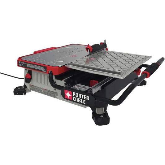 PCE Tile Saw Wet Saw With Cutting Capacity Onboard Guide
