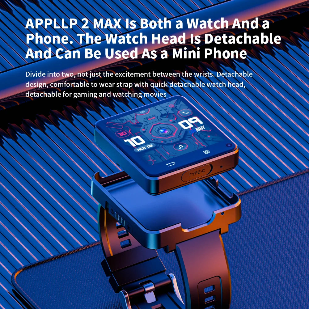 Lokmat Appllp 2 Max Dual Camera Android 11 Smartwatch