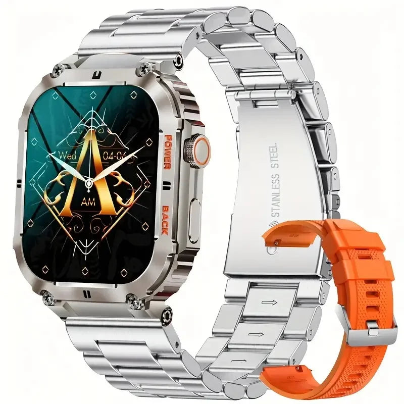 LIGE Outdoor Sports Fitness Smartwatch for Men with Bluetooth Calling