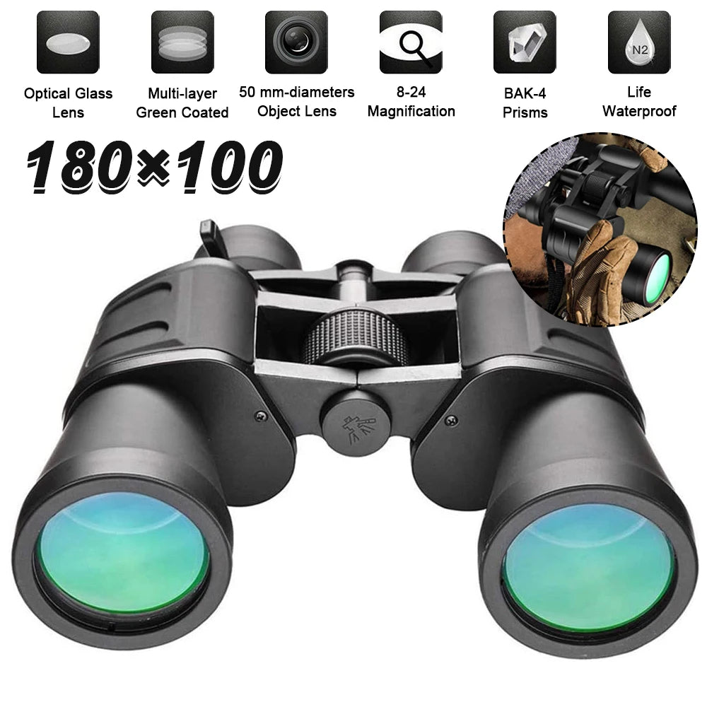 Eyepiece Binoculars Hd 10 30X60 Long Range Telescope