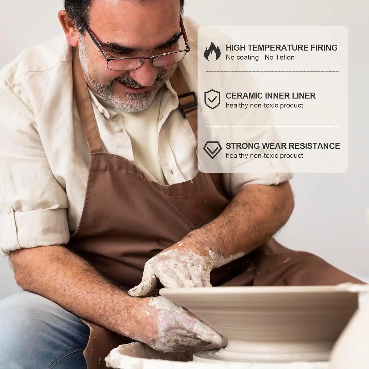 Iosn Programmable Slow Cooker With Auto Warm Setting