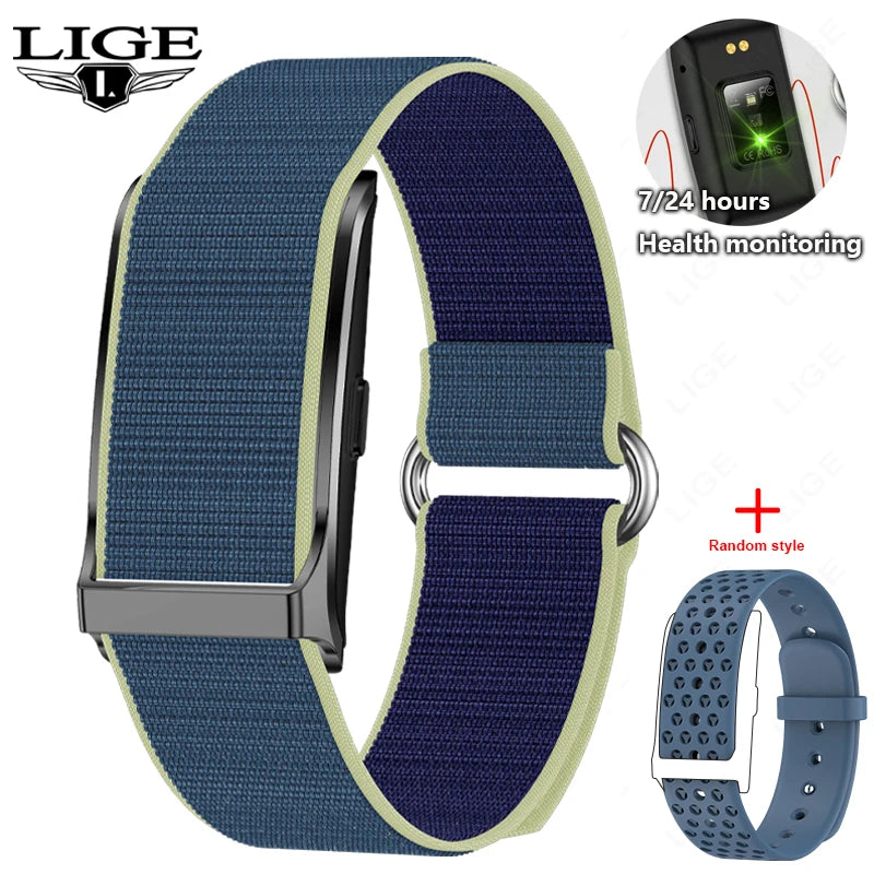 LIGE Smartwatch Blood Oxygen Blood Pressure Ultra Long