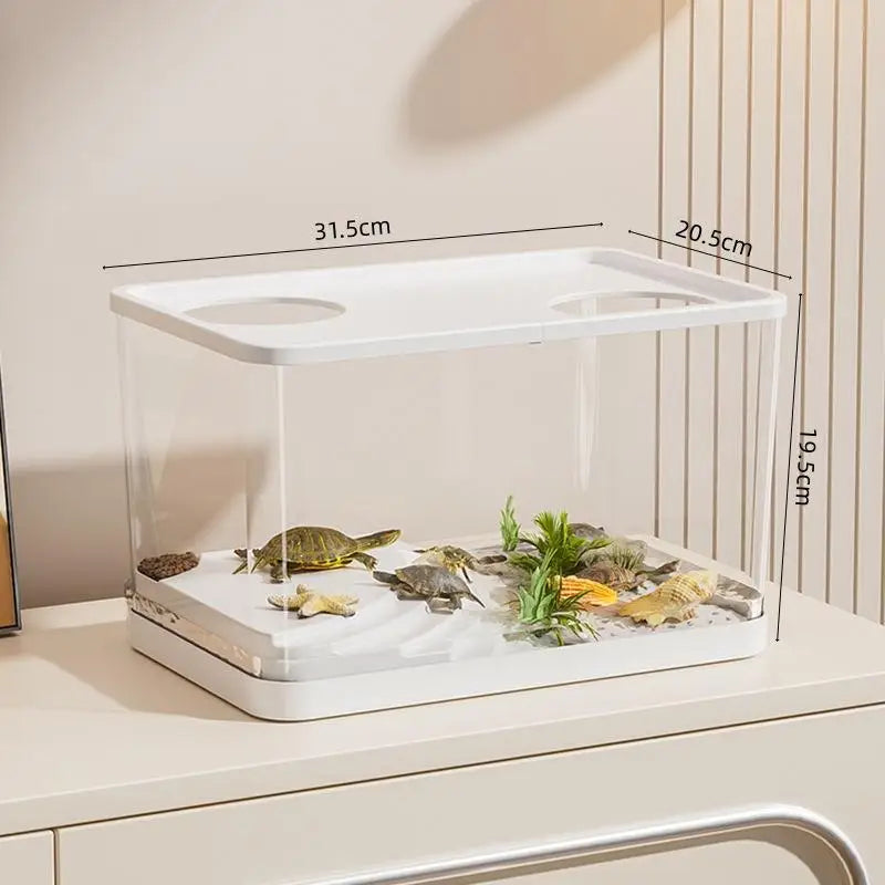 Hign-concerned Transparent Mini Fish Tank Hydroponic Lid