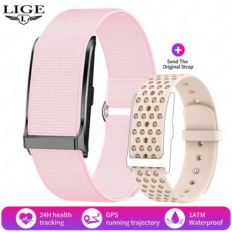 LIGE No Screen Smart Watch 20 Day Battery Blood Oxygen