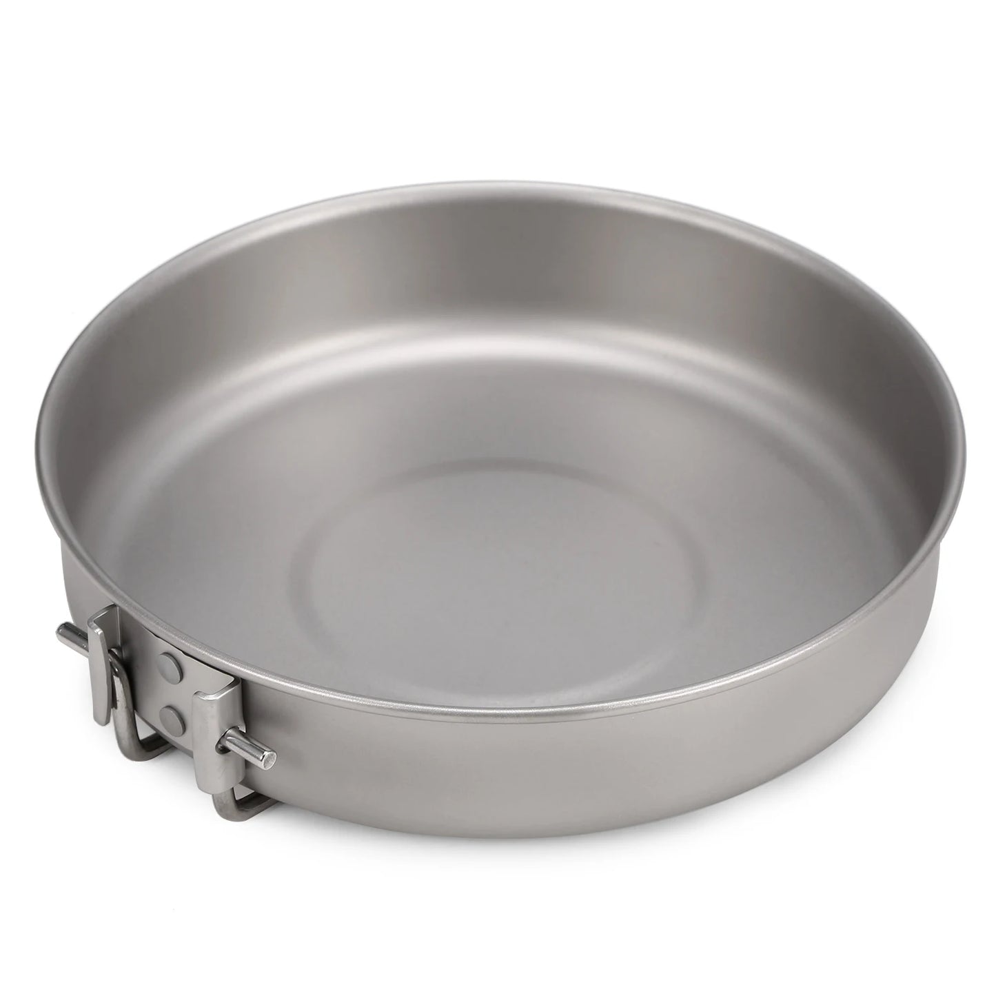Ultralight Titanium Frypan for Outdoor Camping and Cooking