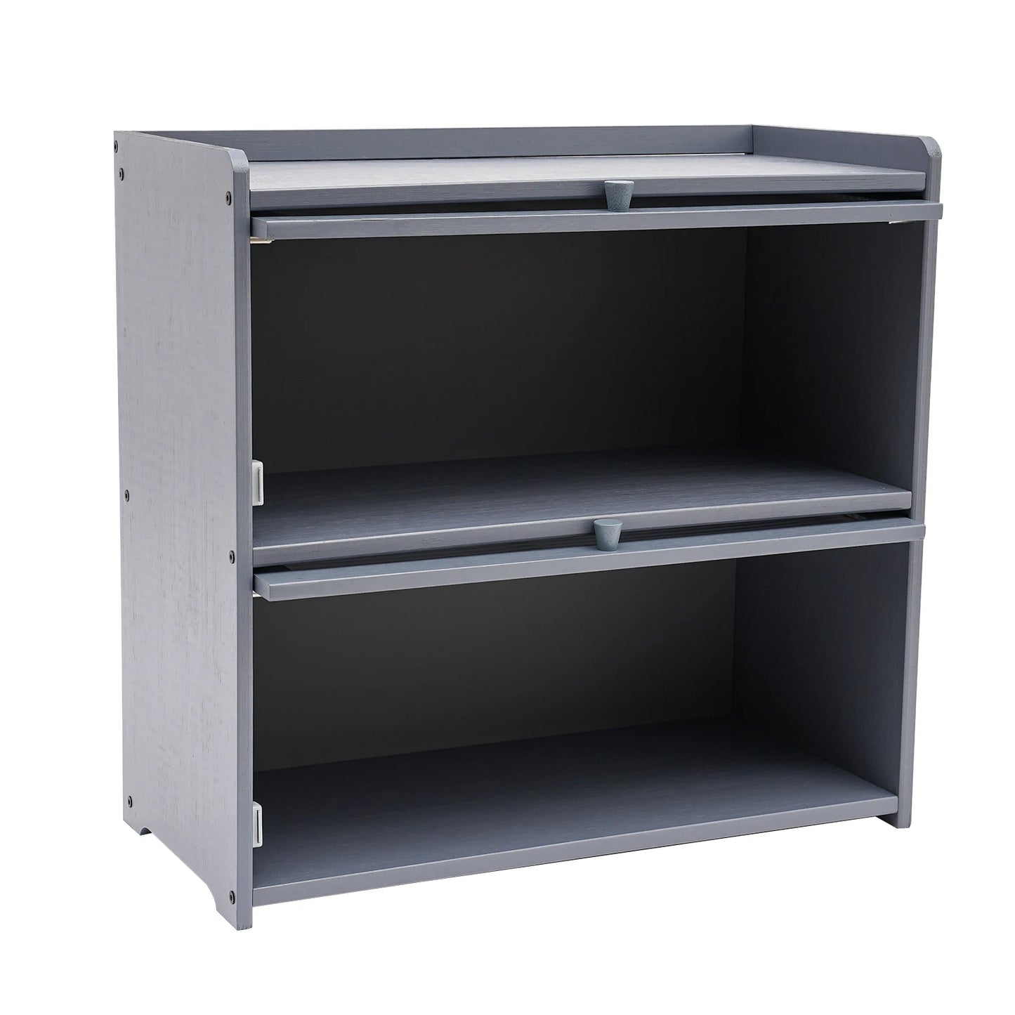 Bamboo 2-Tier Countertop Storage Cabinet for Kitchen Organization