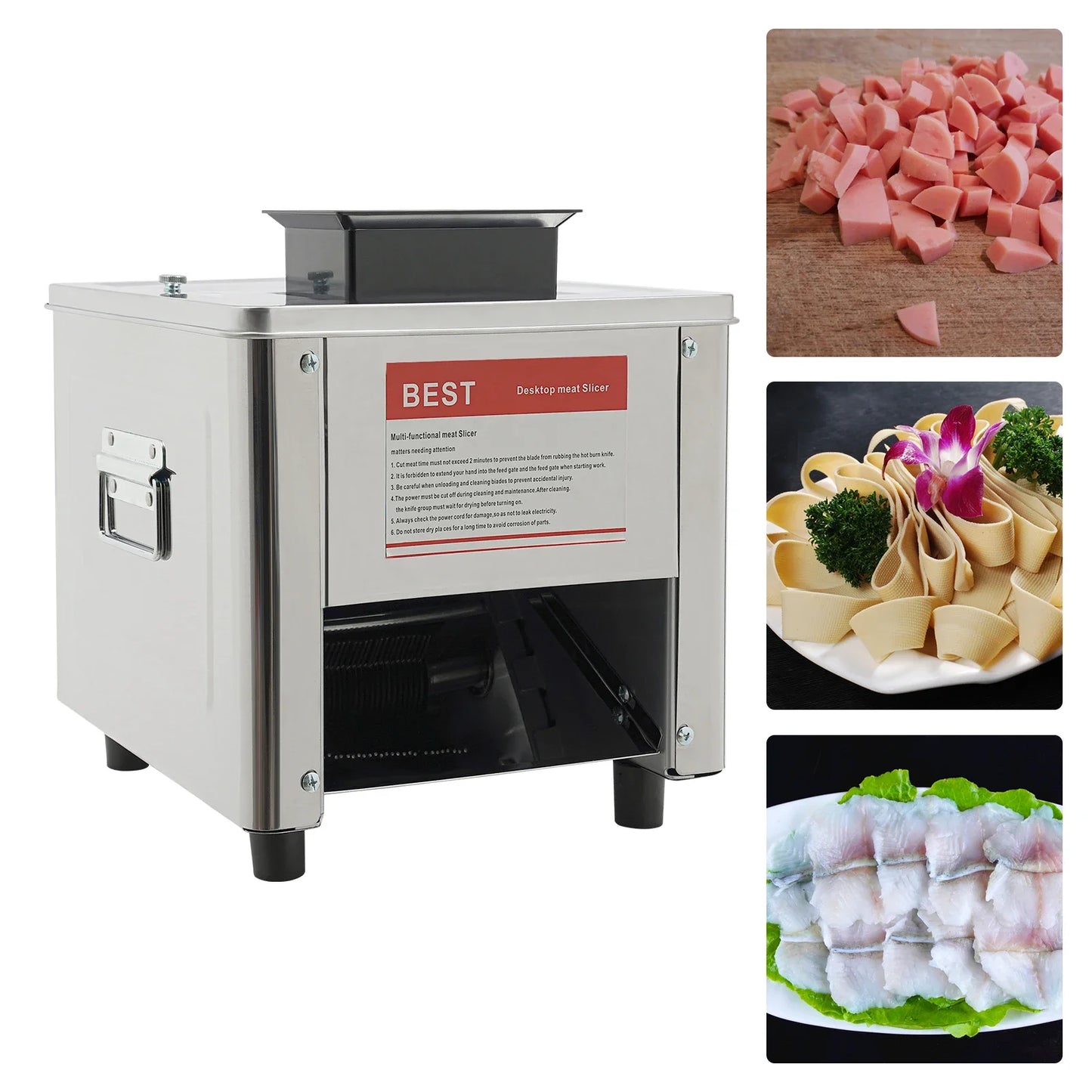 Electric Meat Cutter Machine for Effortless Kitchen Slicing