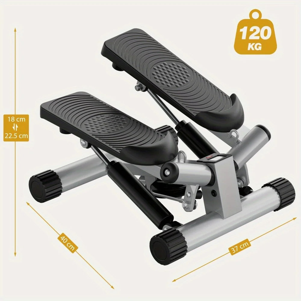 Classified by Exerciser Adjustable Foot Stepper with Bands