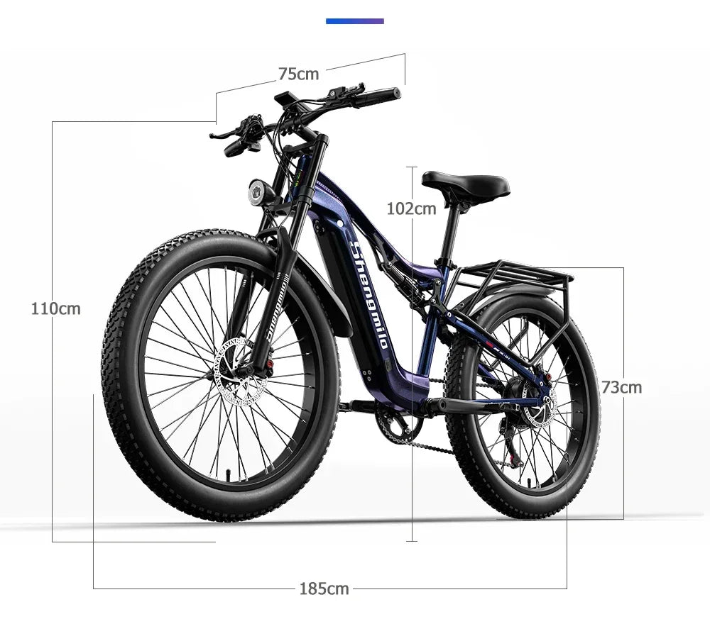 Shengmilo MX03 Electric Bicycle Full Suspension Off-Road Adventure