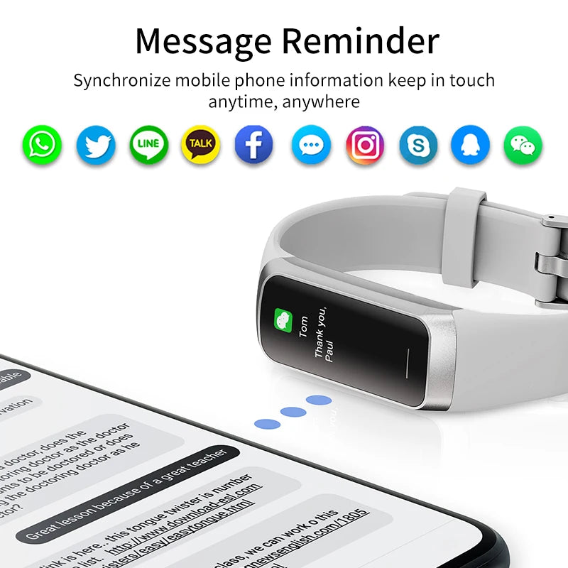 LIGE Smart Watch with Heart Rate Monitoring for Fitness Tracking