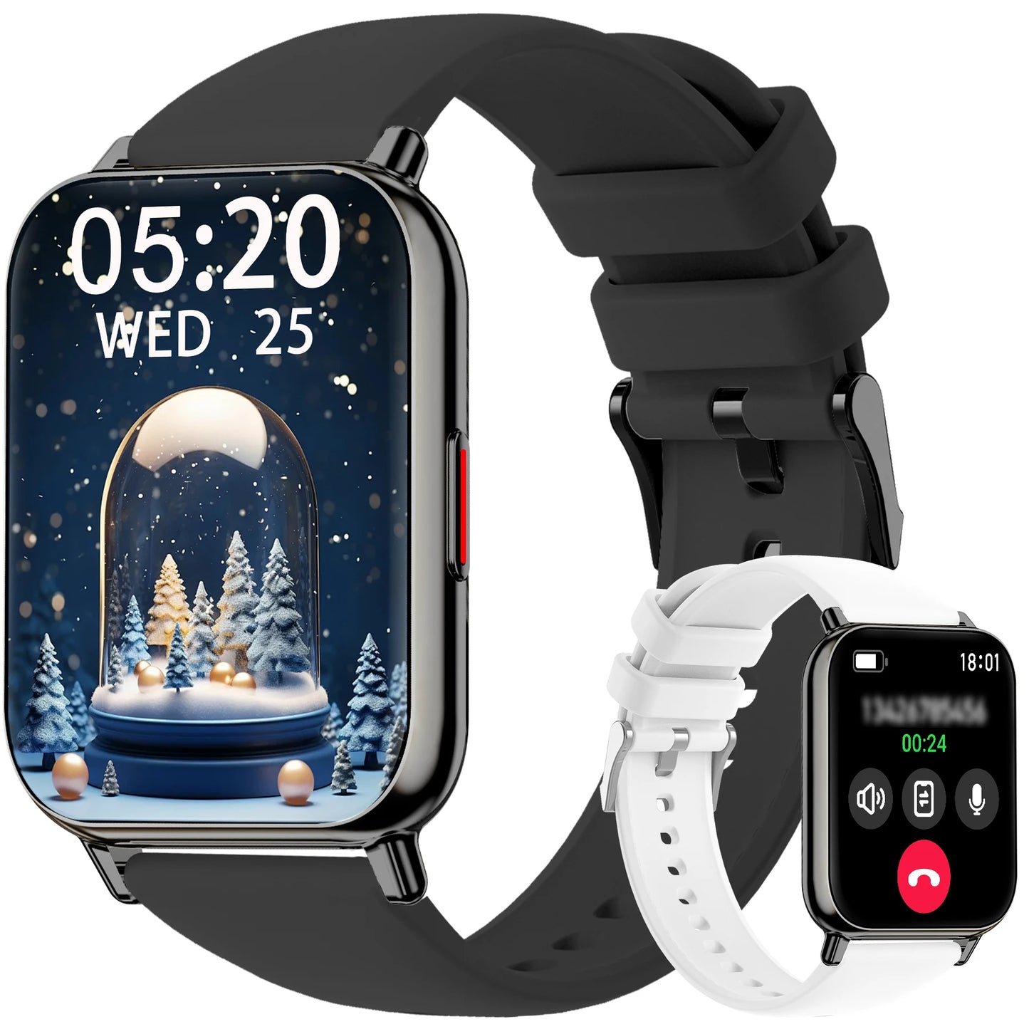 Smart Fitness Watch with Call and Message Alerts for All