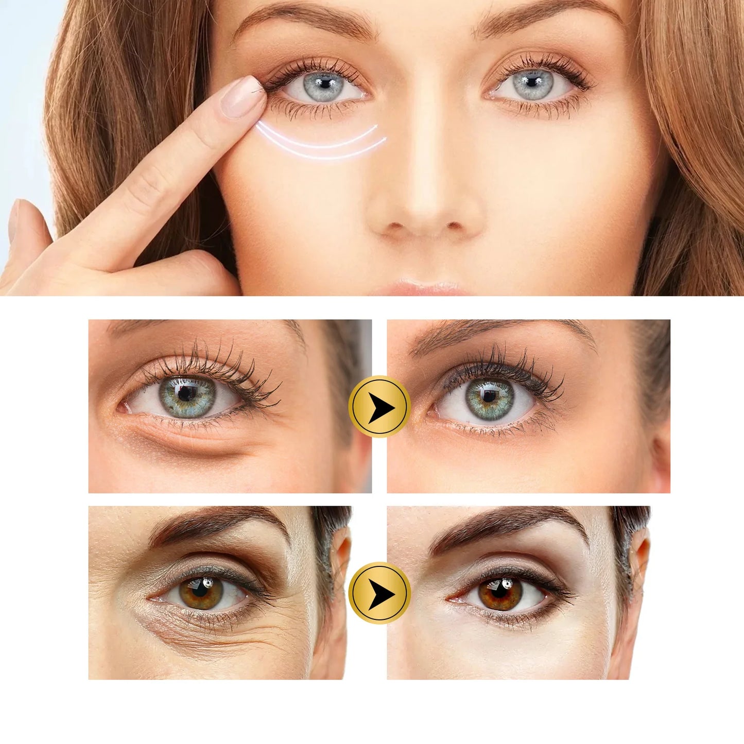 Eelhoe Gold Collagen Crystal Eye Mask Dark Circles Patches