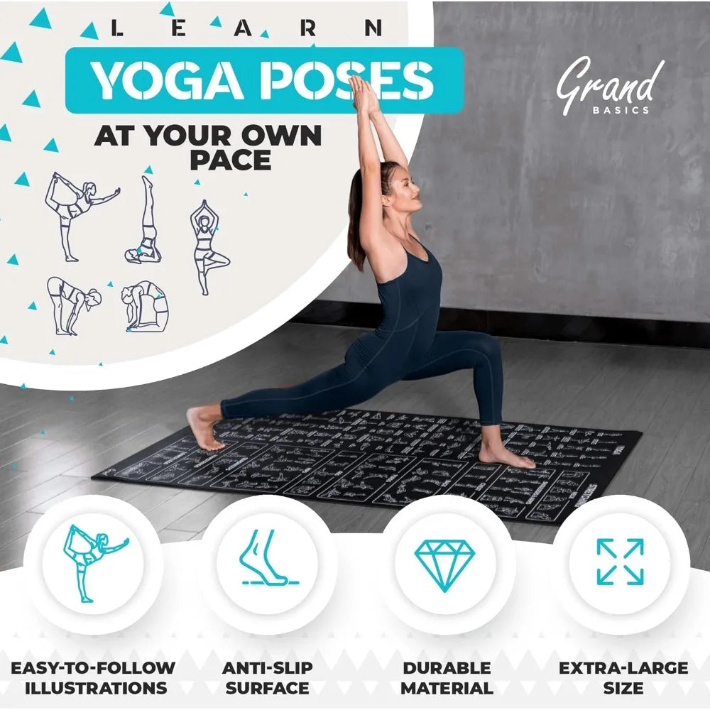 Hign-concerned Yoga Mat Non Slip PVC Durable For Workouts