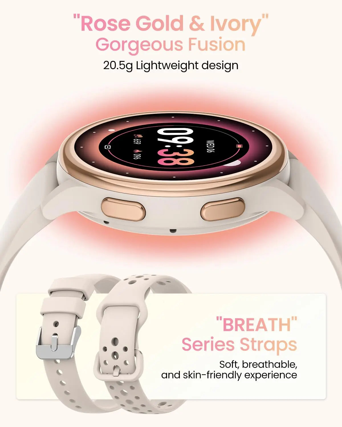 Smart Fitness Watch for Women with Health Tracking Features