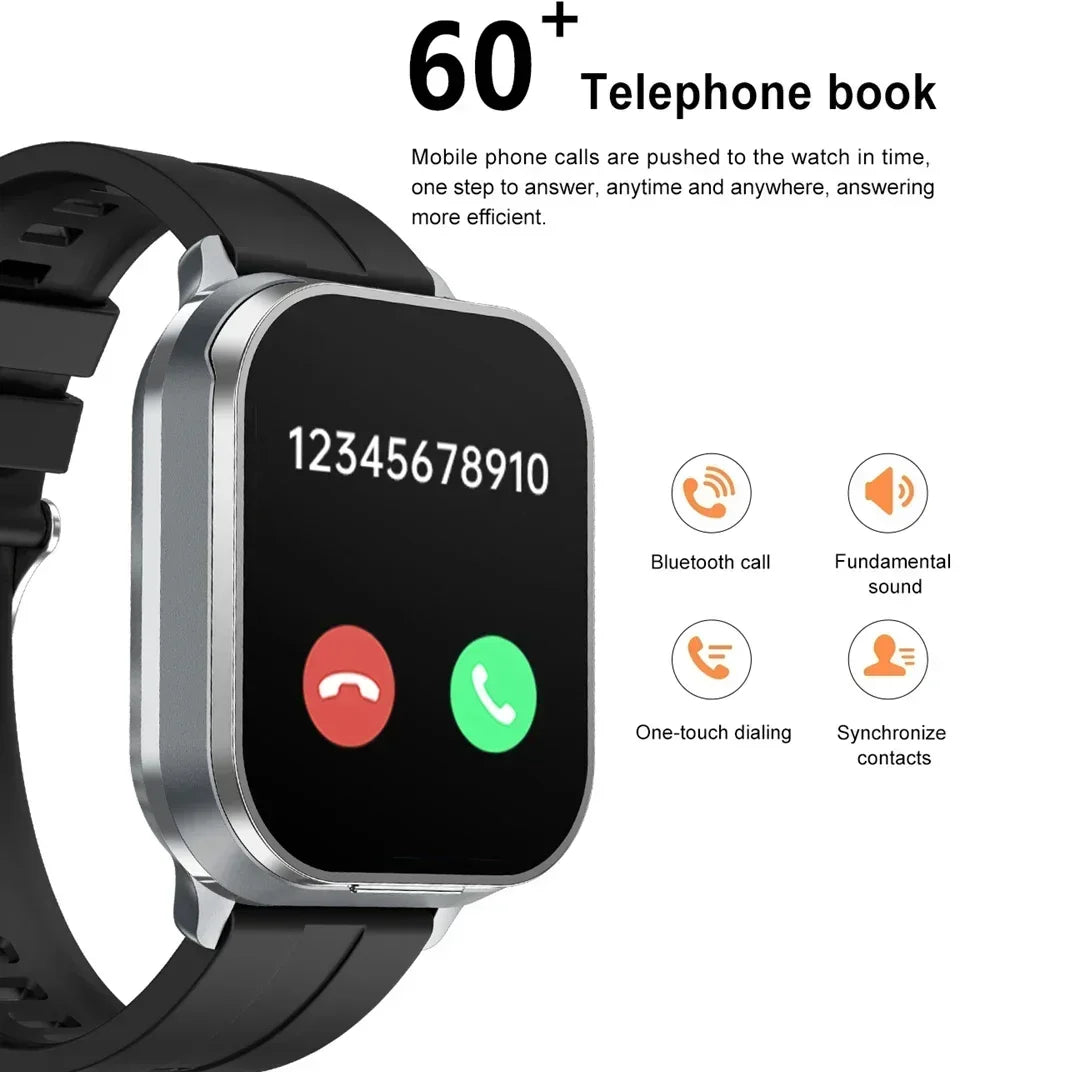 Smart Watch With Ear Buds Wireless Fitness Music Control