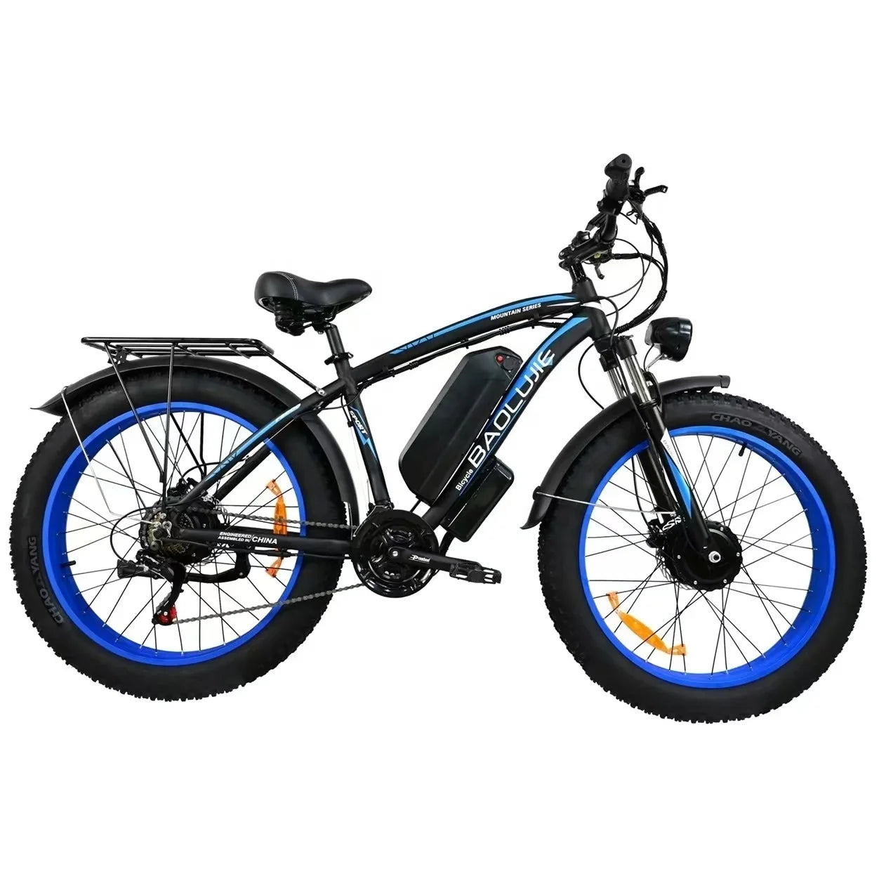 Powerful Electric Bike with Dual Motor and Fat Tires