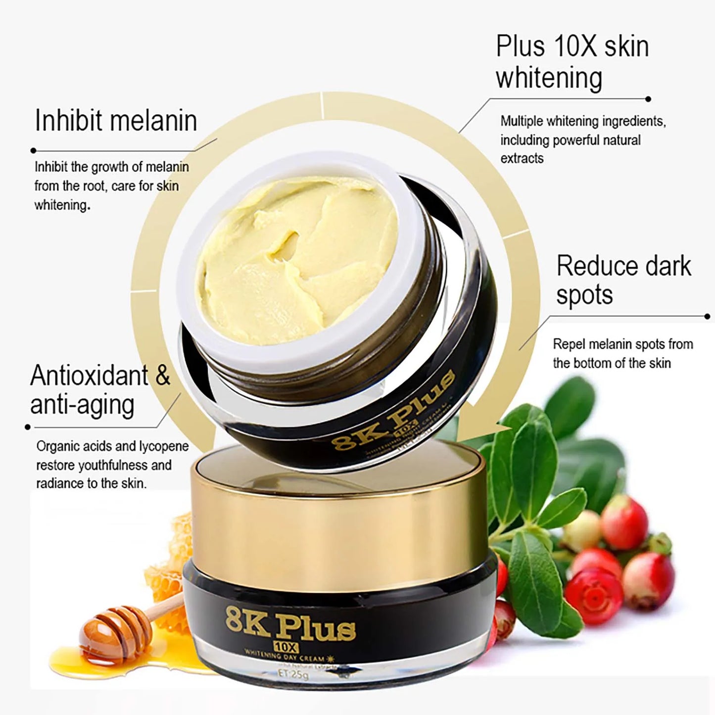 AILKE Whitening Face Cream For Skin Types Dark Spots