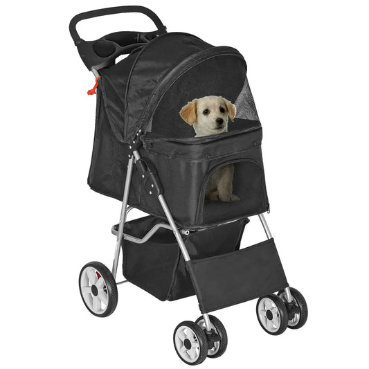 Dog Stroller Pet Travel Carriage Safe and Comfortable Ride